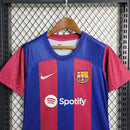 Camisa Barcelona Home I 2023/24 Nike Torcedora Feminina -Grená e Azul