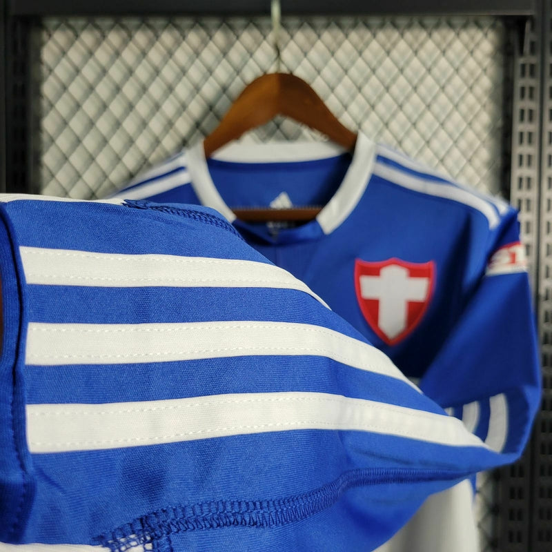 Camisa Retrô Palmeiras III 2019 - Masculina Adidas - Azul com detalhes brancos