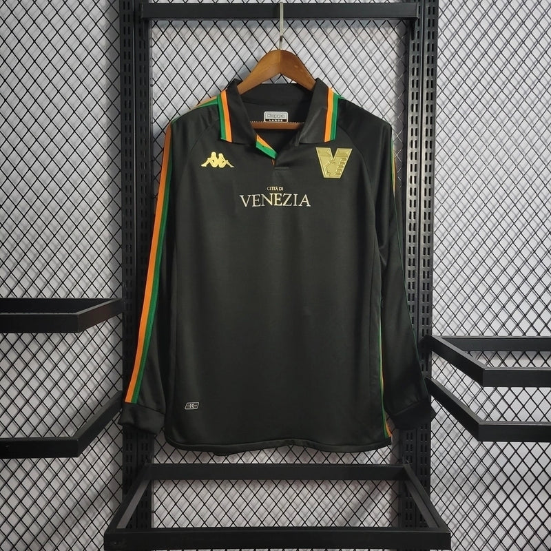 Camisa Venezia Home I 2022/23 manga longa Torcedor Masculina
