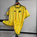 Camisa Jamaica Home I 2023/24 Adidas Torcedor Masculina amarela, uniforme principal da seleção jamaicana, detalhes em verde e preto, tecido leve e respirável, corte masculino."
camisa Jamaica Home 2023/24 amarela
camisa Adidas Jamaica torcedor masculina
uniforme principal seleção Jamaica
camisa Reggae Boyz 2023/24