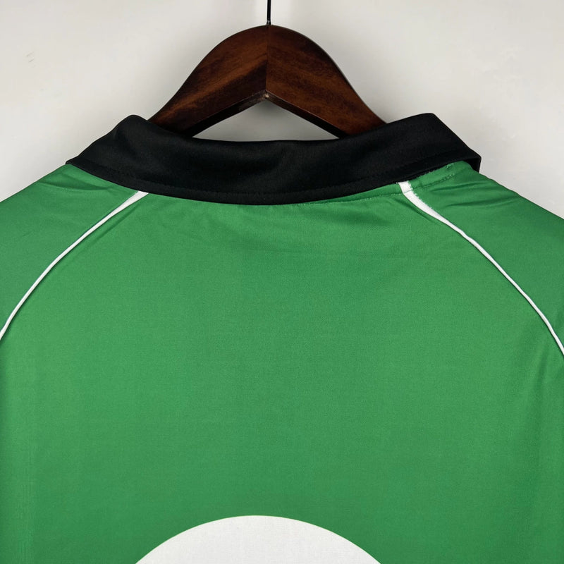Camisa Retrô Real Betis 98/99 Home - Masculina - Modelo Torcedor - Branca e Verde