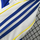 Camisa Deportivo La Coruna Home I 1999/00 Adidas Retrô Masculina - Branca e Azul