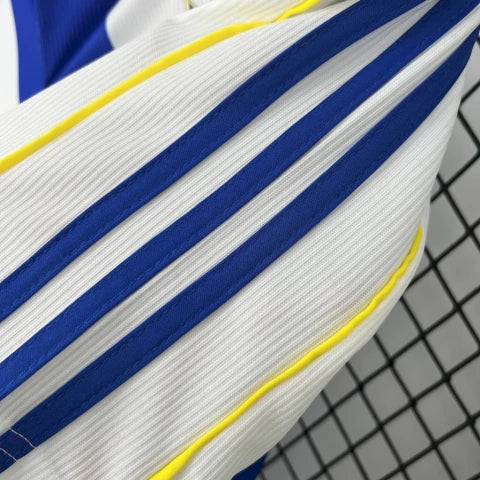 Camisa Deportivo La Coruna Home I 1999/00 Adidas Retrô Masculina - Branca e Azul