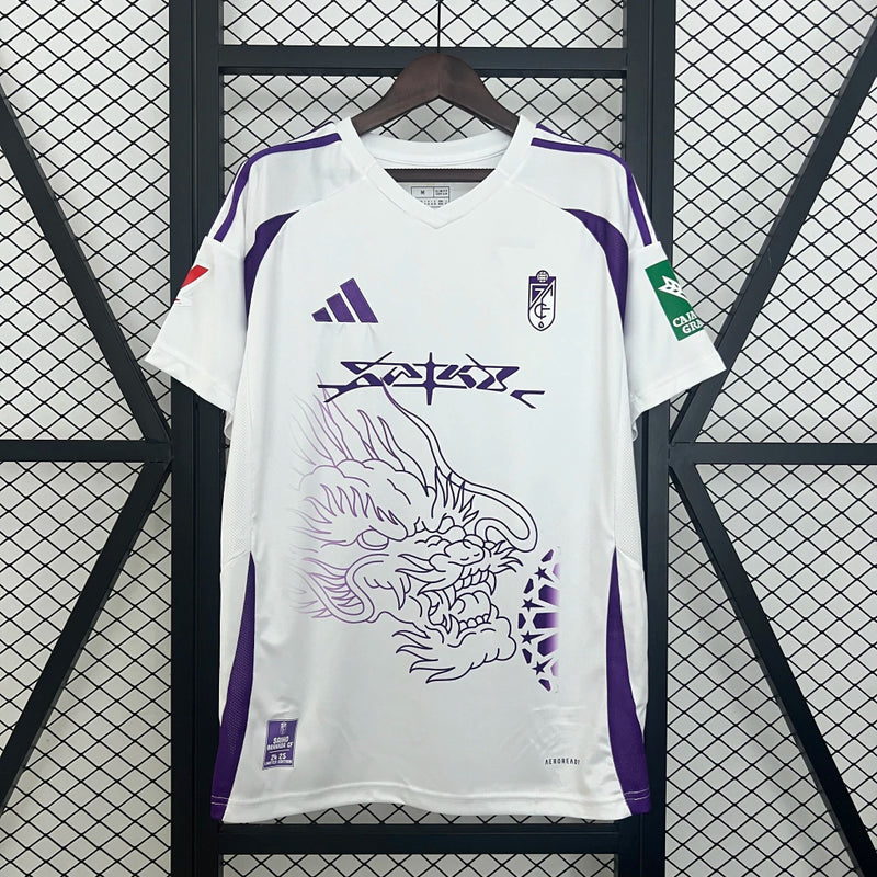 Camisa Granada Fourth IV "SAIKO" 2024/25 Adidas Torcedor Masculina - Branca