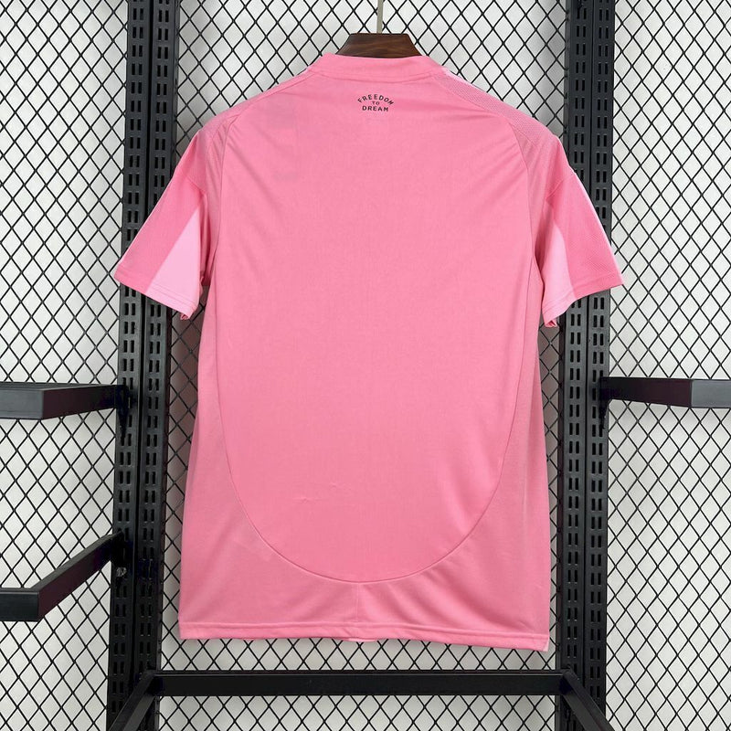 Camisa Inter Miami 2025/26 Adidas Rosa - Modelo Torcedor Masculino com escudo bordado e tecnologia AEROREADY.