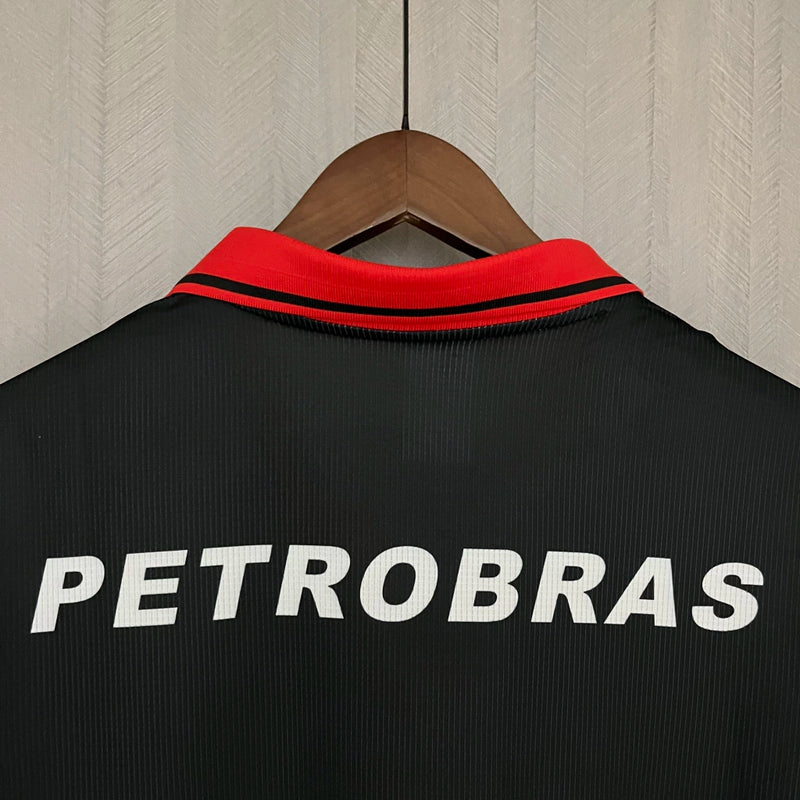 Camisa Flamengo Retrô Third (3) 1999 Torcedor Masculina - preta