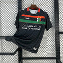 Camisa Palestino Away II 2025/26 Torcedor Masculina Preta, uniforme elegante, futebol chileno, escudo bordado, conforto e estilo para torcedores"