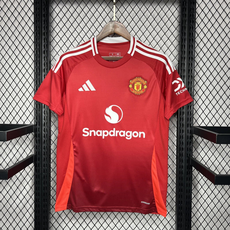 Camisa Manchester United Home (1) 2024/25 Adidas Torcedor Masculina