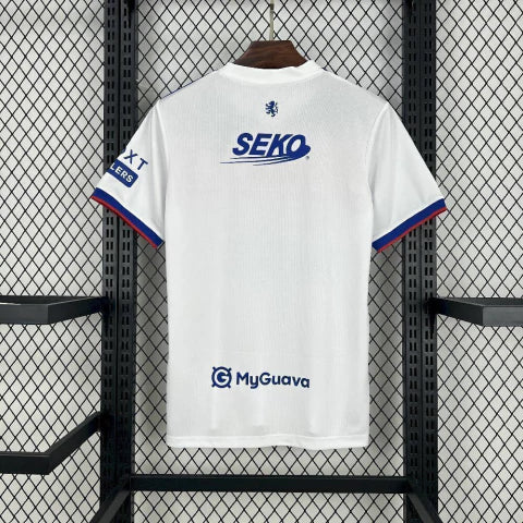 Camisa Rangers Away II 2025/26 Castore Torcedor Masculina Branca, design moderno e elegante, conforto e tradição para torcedores do Rangers FC.