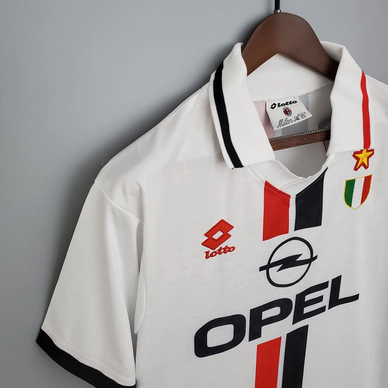 Camisa AC Milan Retrô Away (2) 1995/97 Opel Torcedor Masculina