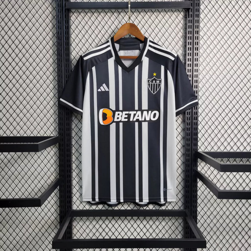 Camisa Atlético Mineiro Home 2023/24 Torcedor masculina - branco/preta