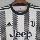 Camisa Juventus Home I 2022/23 Adidas Torcedor Masculina - Branca e Preta