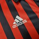 Camisa AC Milan Home I 1999/00 Adidas Retrô Masculina - Vermelha e Preta