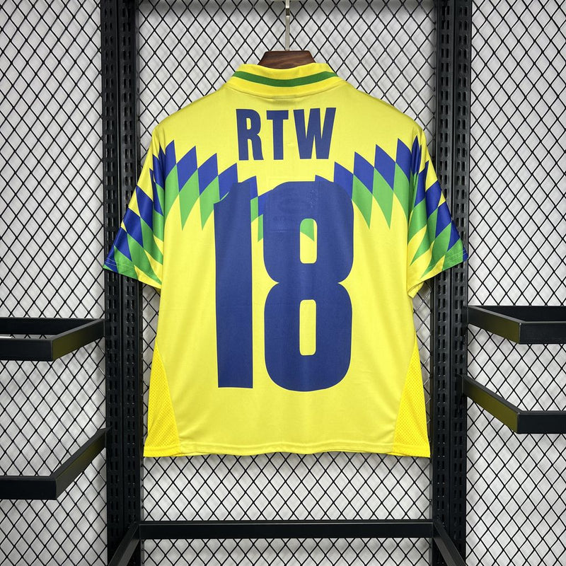 Camisa seleção brasileira Home I Retrô 1995/96 Corteiz Masculina