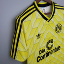 Camisa Borussia Dortmund Home I 1988/89 Adidas Retrô Masculina - Amarela