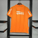 Camisa Corinthians Goleiro 2010/11 Nike Retrô Masculina na cor laranja, com escudo bordado e design clássico usado por goleiros do Timão