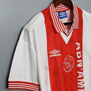 Camisa Ajax Home I 1995/96 Umbro Retrô Masculina - Branca