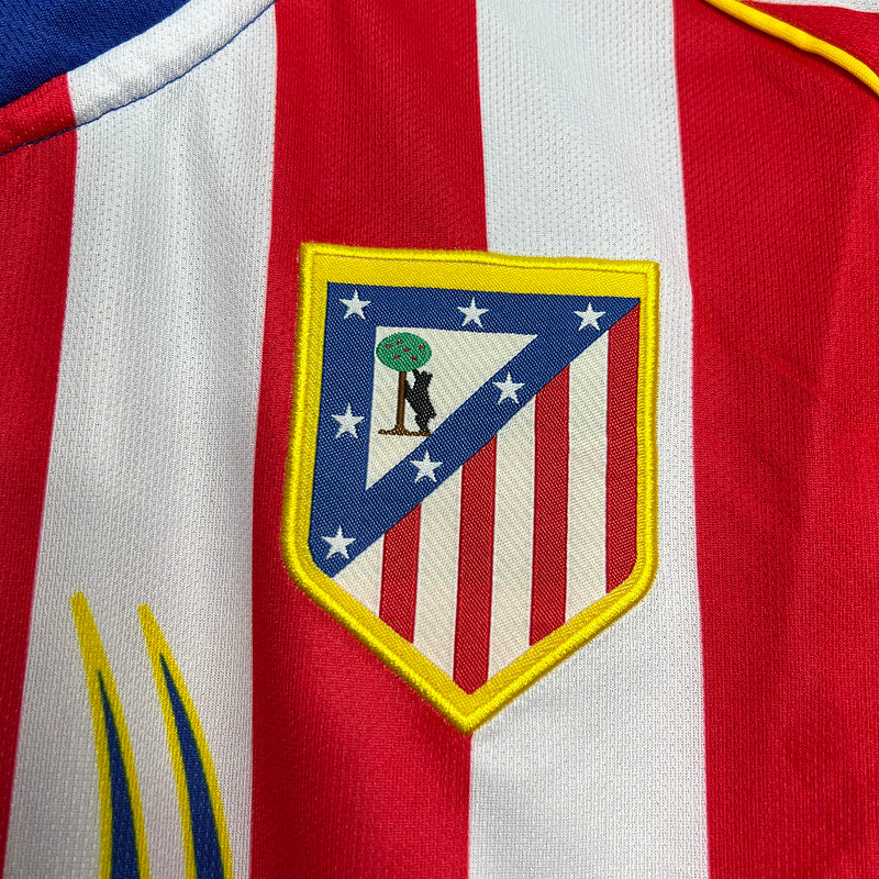 Camisa Retrô Atlético De Madrid 2004/05 - vermelha e branca