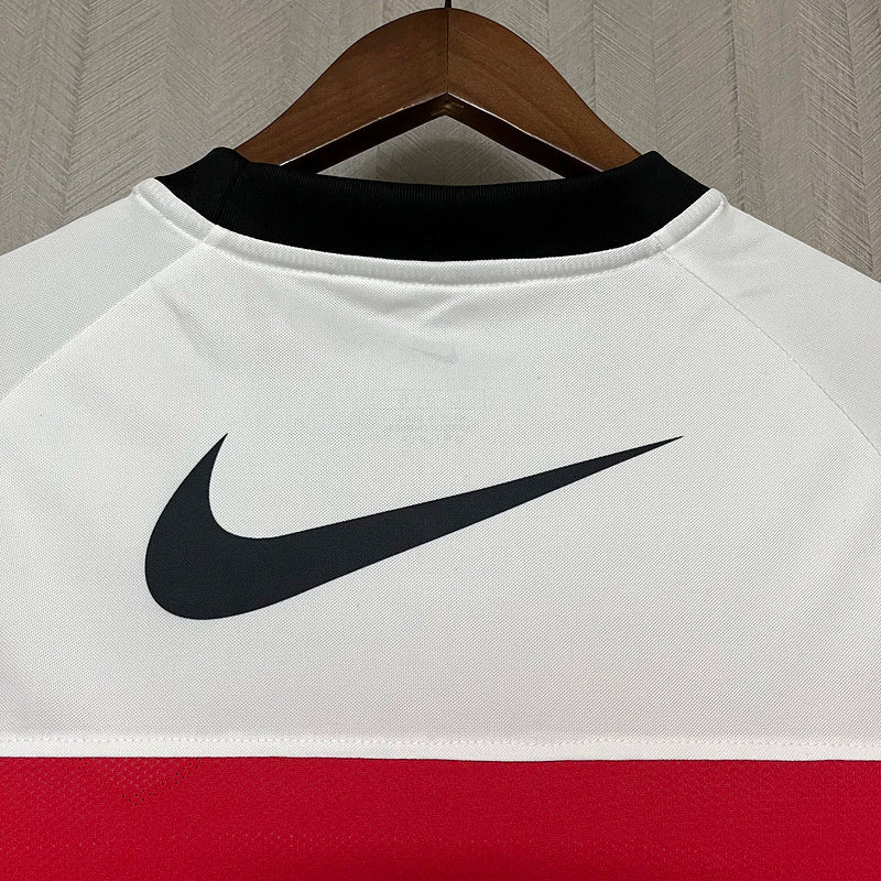 Camisa Flamengo Retrô Away (2) 2001/02 Nike Torcedor Masculina Branco/Vermelho