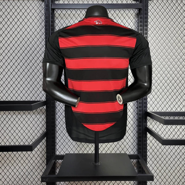compre a camisa flamengo home 25 26 adidas jogador mascuina, vista seu manto rubro negro