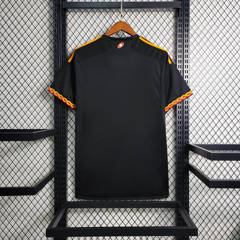 Camisa Roma Third (3) 2023/24 Adidas Torcedor Masculina