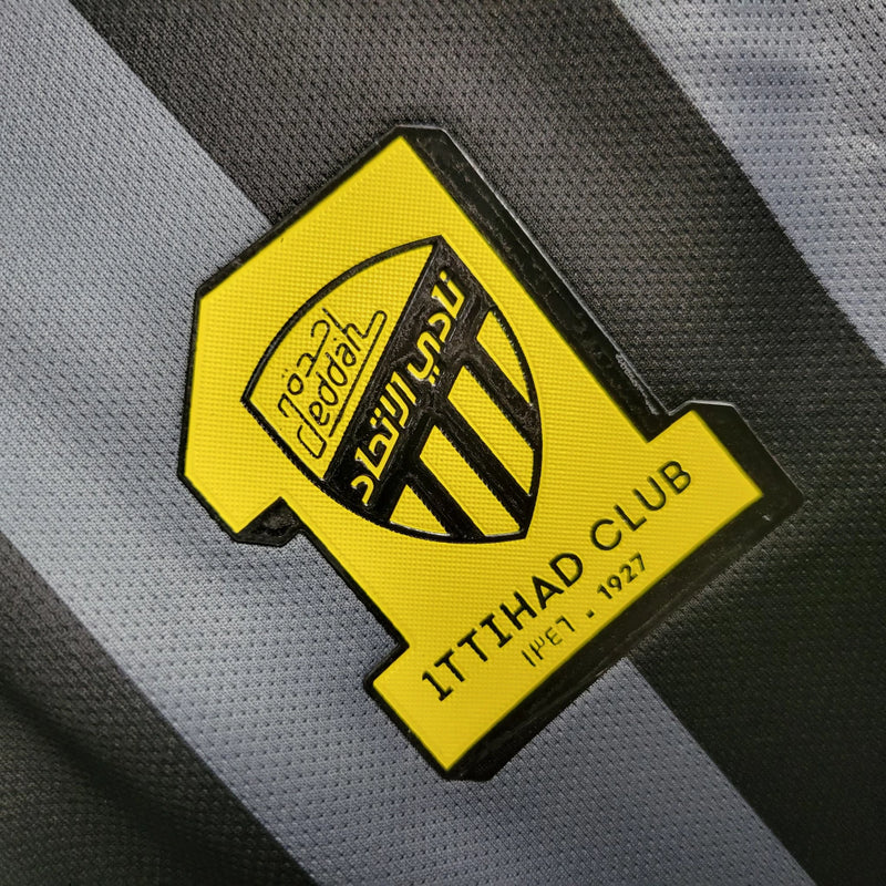 Camisa Al-Ittihad Third III 2023/24 Nike Torcedor Masculina - Cinza