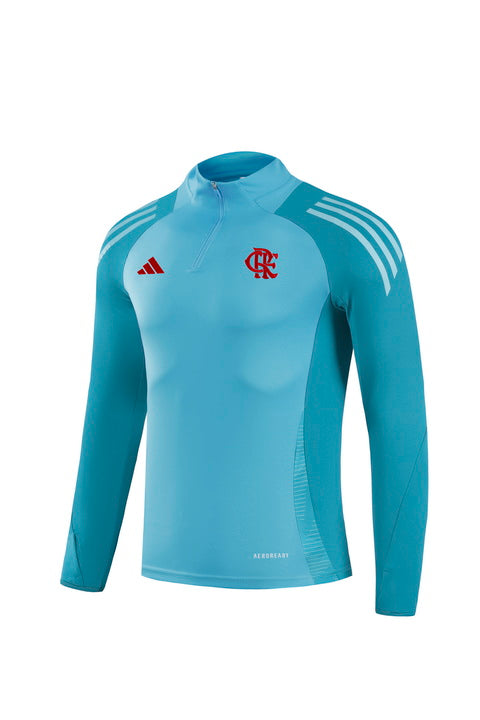 Conjunto agasalho flamengo 2025/26 Adidas torcedor masculina - azul