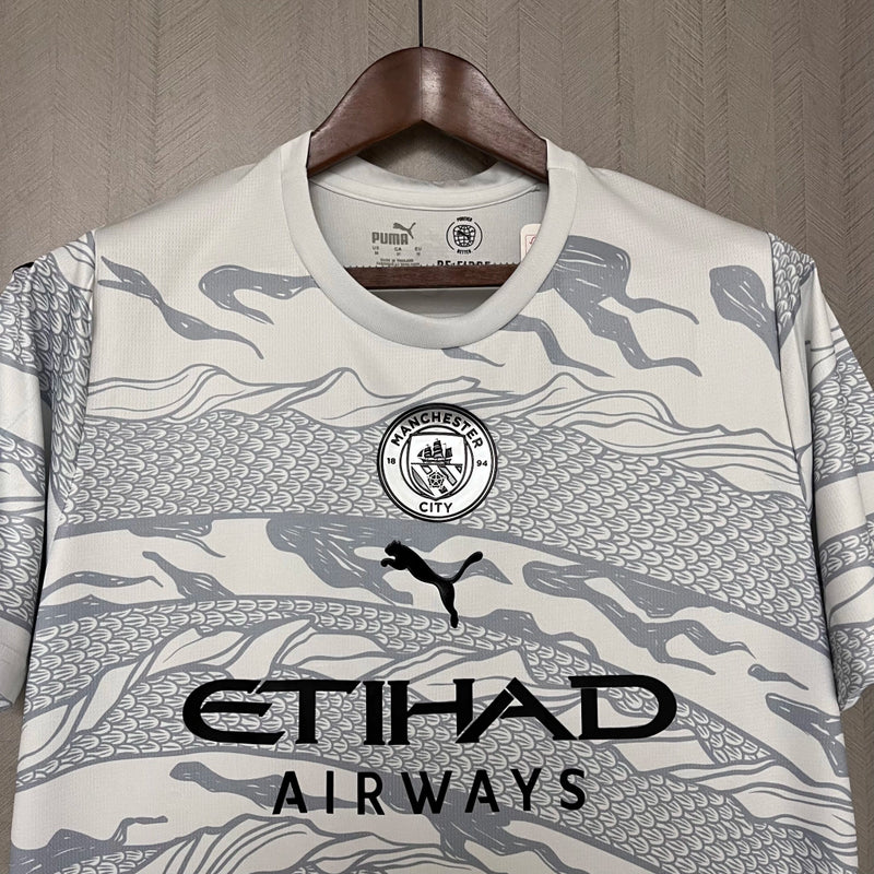 Camisa Manchester City Edição Especial 24/25 Torcedor Puma Masculina - Cinza