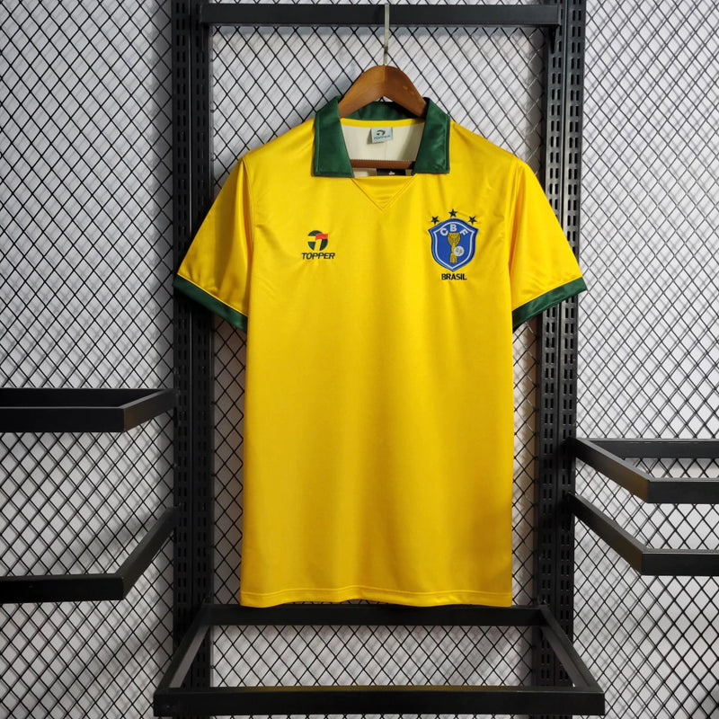 Camisa Brasil Home (1) 1988/90 Topper Retrô Masculina