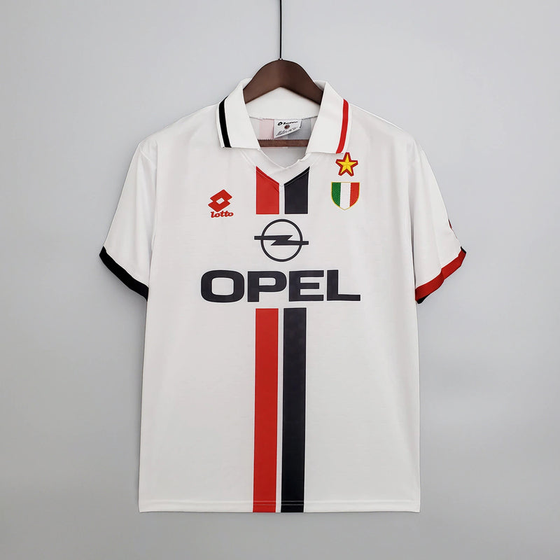 Camisa AC Milan Retrô Away (2) 1995/97 Opel Torcedor Masculina