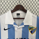 Camisa Málaga Home I 2012/13 Nike Retrô Masculina - Branca e Azul