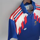 Camisa França Retrô 1989/90 Home Torcedor Masculina - Azul