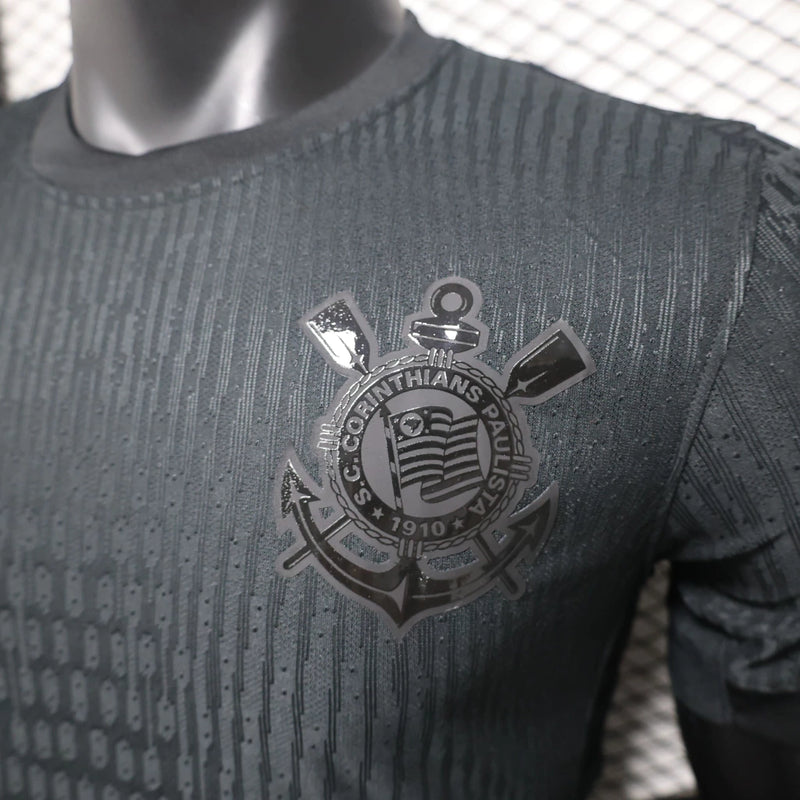Camisa Corinthians Away (2) Alll black  2024/25 Nike Jogador Masculina
