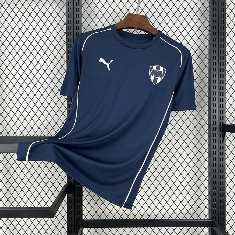 Camisa Monterrey Treino 2024/25 Puma Torcedor Masculina Azul, uniforme de treino Rayados, futebol mexicano, conforto, leveza e estilo esportivo"