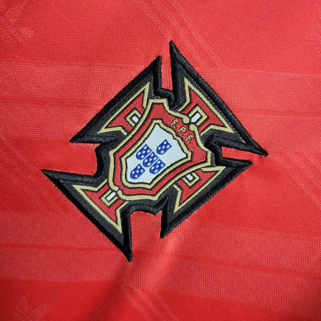 Camisa Portugal Retrô I 1992 Adidas Masculina torcedor - vermelha