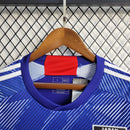 Camisa Japão Home I 2022/23 Adidas Torcedor Masculina azul, uniforme titular da seleção japonesa usado na Copa do Mundo, modelo confortável com tecnologia AEROREADY, escudo bordado e design inspirado na cultura japonesa.