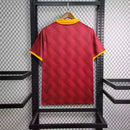 Camisa AS Roma Home 2024/25 Torcedor Masculina Adidas oficial vermelha grená com detalhes amarelo dourado
