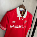 Camisa Sevilla Away II 1994/96 Umbro Retrô Masculina - Vermelha