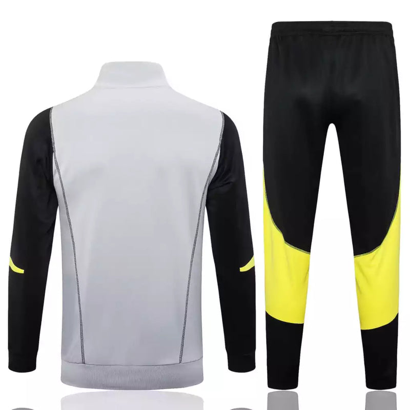 Conjunto agasalho flamengo 2024/25 treino Adidas - cinza