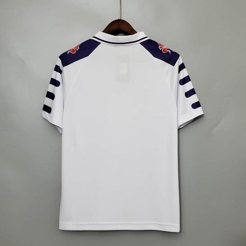 Camisa Fiorentina Retrô 1998/99 Fila Torcedor masculina - Branca