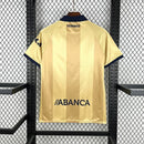 Camisa Deportivo La Coruna "25 Anos La Liga" 2025/26 Kappa Torcedor Masculina - Dourada