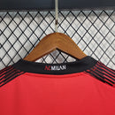 Camisa AC Milan Home (1) 2023/24 Torcedor Masculina - Vermelha