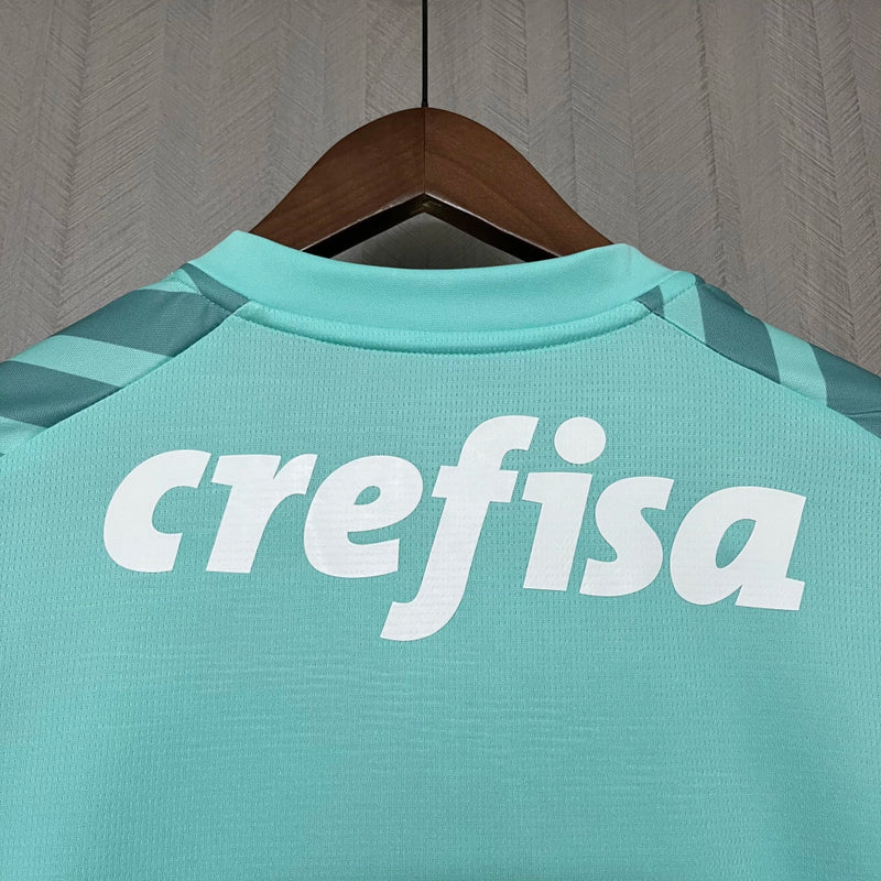 Camisa Palmeiras Goleiro Away (2) 2024/25 Torcedor Masculina oficial, cores do uniforme alternativo, escudo bordado, tecido leve e respirável