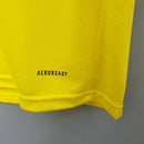 Camisa Suécia Home I 2020/21 Adidas masculina amarela com detalhes azuis, gola careca e tecido leve respirável para torcedores"