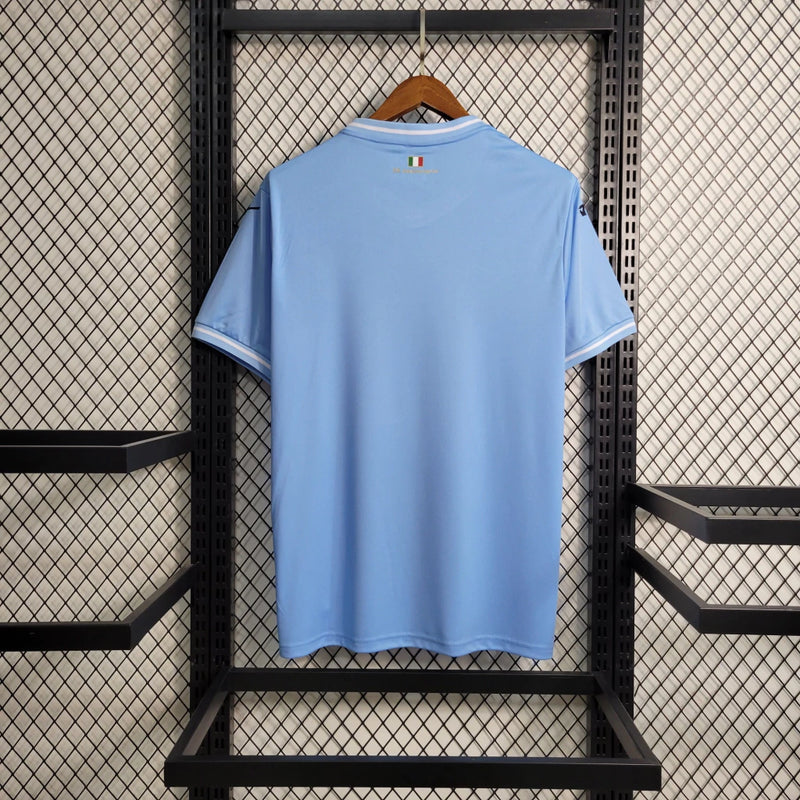 Camisa Lázio Home (1) 2023/24 Mizuno Torcedor Masculina