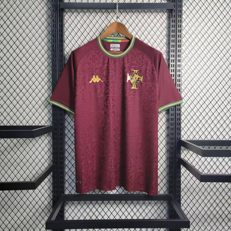 Camisa Vasco da Gama Goleiro 2022/23 Kappa Masculina vinho, manga longa, detalhes da marca Kappa nas mangas e escudo do clube bordado no peito"