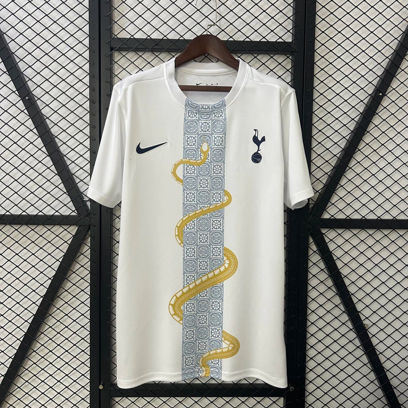 Camisa Tottenham Pré Jogo 2025/26 Torcedor Masculina - Branca
