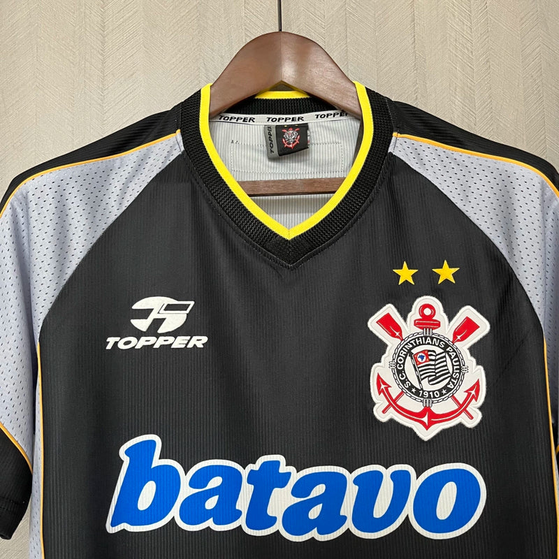 Camisa Corinthians third III 1999 Topper torcedor  masculina - Preto