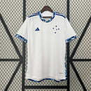 Camisa Cruzeiro Away II 2024/25 Masculina Adidas para torcedor, branca com detalhes em azul, modelo oficial do clube, ideal para fãs do Cruzeiro Esporte Clube"