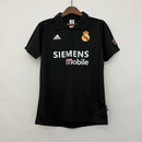 Camisa Real Madrid Away II 2002/03 Adidas Retrô Masculina - Preta